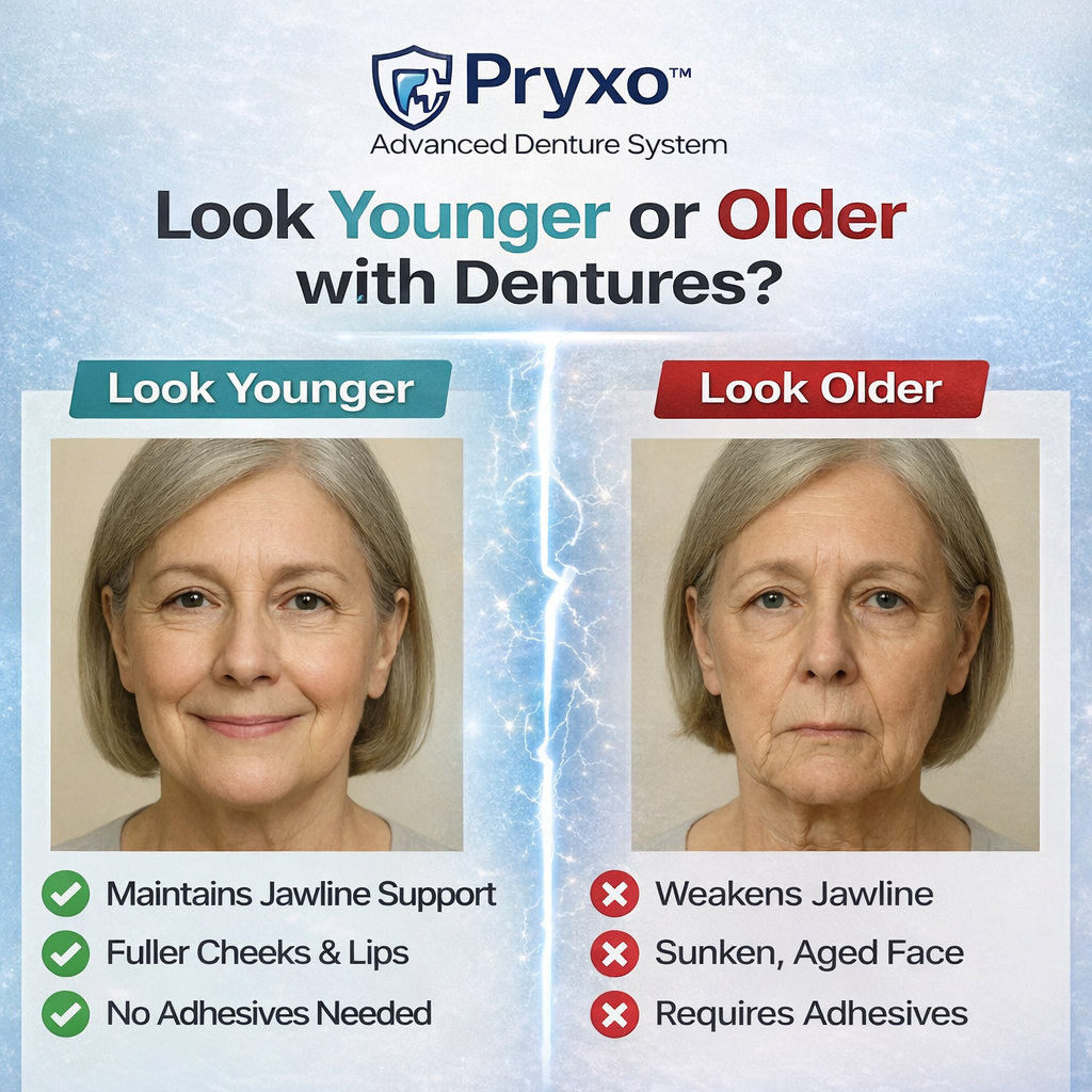 70% off! ⏰Pryxo™ Complete Dentures--Free shipping
