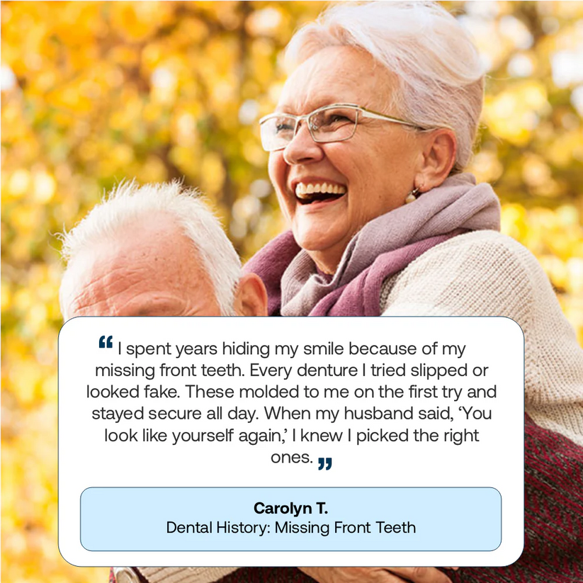 👑2026 Hot Sale Ends Today: 70% OFF! Custom Custom-Fit Full Functional Dentures Make you more confident – Made in the USA