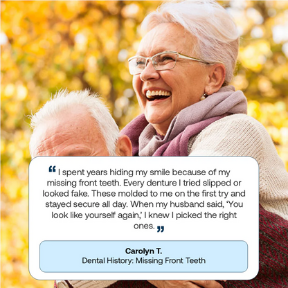 👑2026 Hot Sale Ends Today: 70% OFF! Custom Custom-Fit Full Functional Dentures Make you more confident – Made in the USA