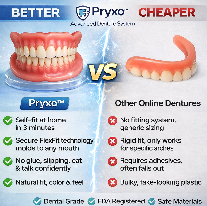 70% off! ⏰Pryxo™ Complete DenturesT-Free shipping
