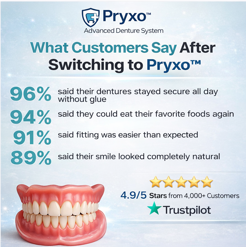 ⏰Ends Today: 70% OFF! Pryxo™ Medical Full Denture with Strong Suctiond Custom-Fit Full Functional Dentures🦷