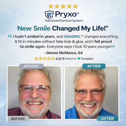 70% off! ⏰Pryxo™ Complete Dentures--Free shipping