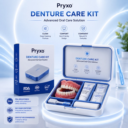 70% off! ⏰Pryxo™ Complete Dentures--Free shipping