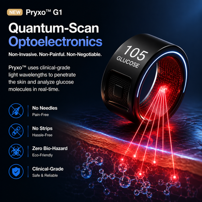 🎉 75% OFF Launch Offer🔥Pryxo™ G1 Non-Invasive Smart Ring