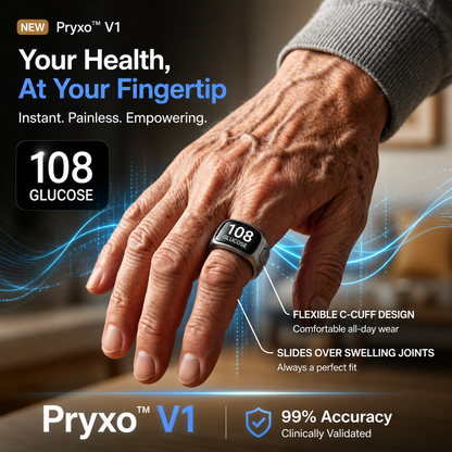 🎉 75% OFF Launch Offer🔥Pryxo™ G1 Non-Invasive Smart Ring