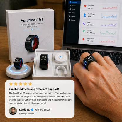 🎉 75% OFF Launch Offer🔥Pryxo™ G1 Non-Invasive Smart Ring
